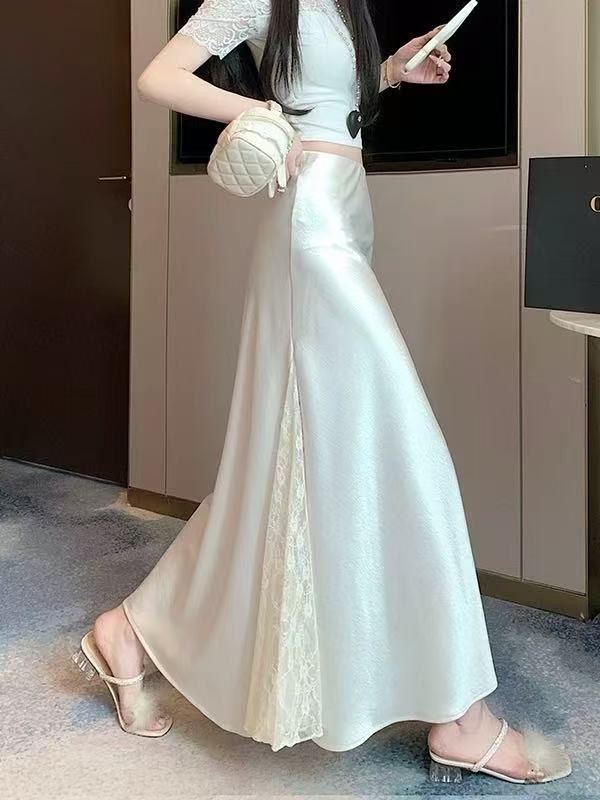 CM3 6963緞面蕾絲裙:圖片 2