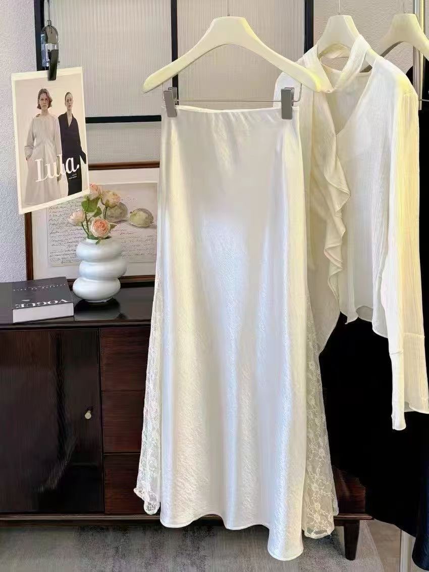 CM3 6963緞面蕾絲裙:圖片 6