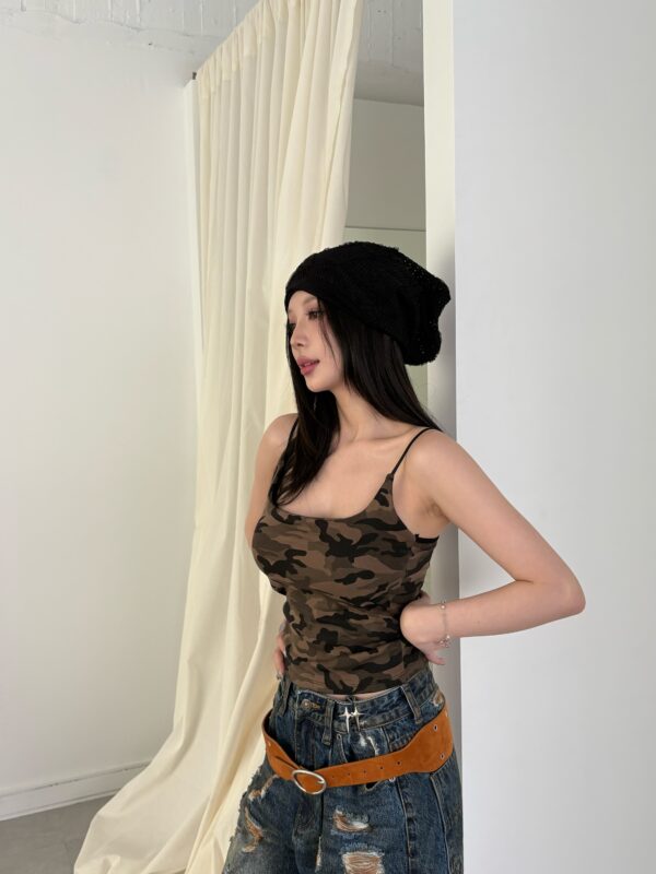 CA2S3素面迷彩bra top：圖片 2