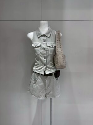 CS1 6055牛仔排扣套裝