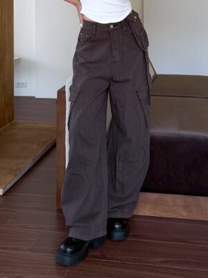 CS218865卯釘多口袋彎刀褲