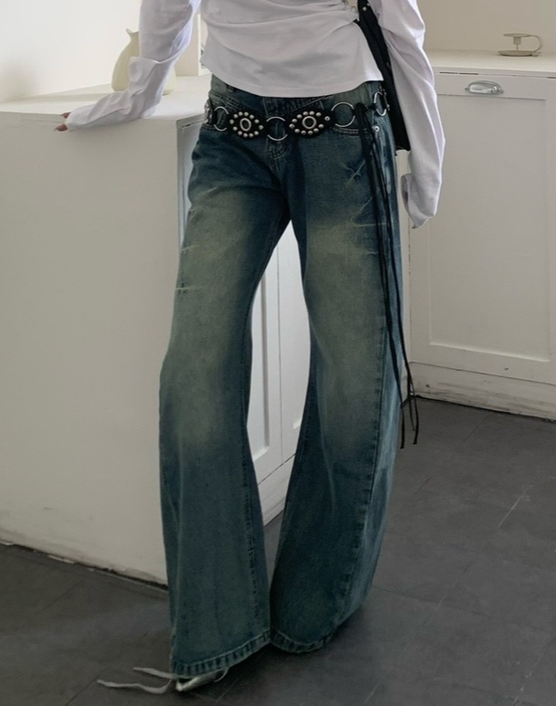 CO2 3441裂紋設計牛仔褲:圖片 6