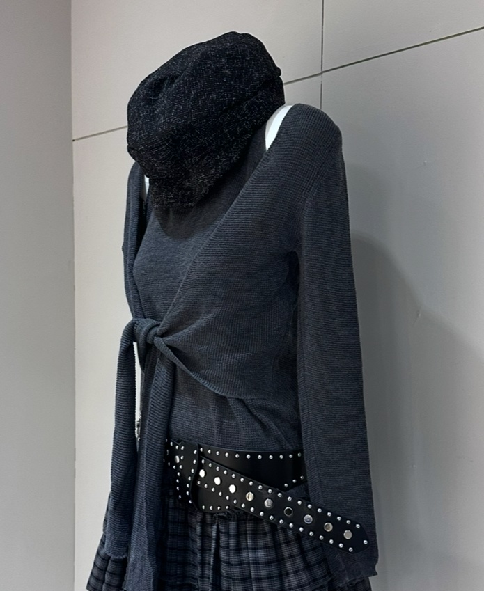 CO2 C213針織掛脖綁帶上衣