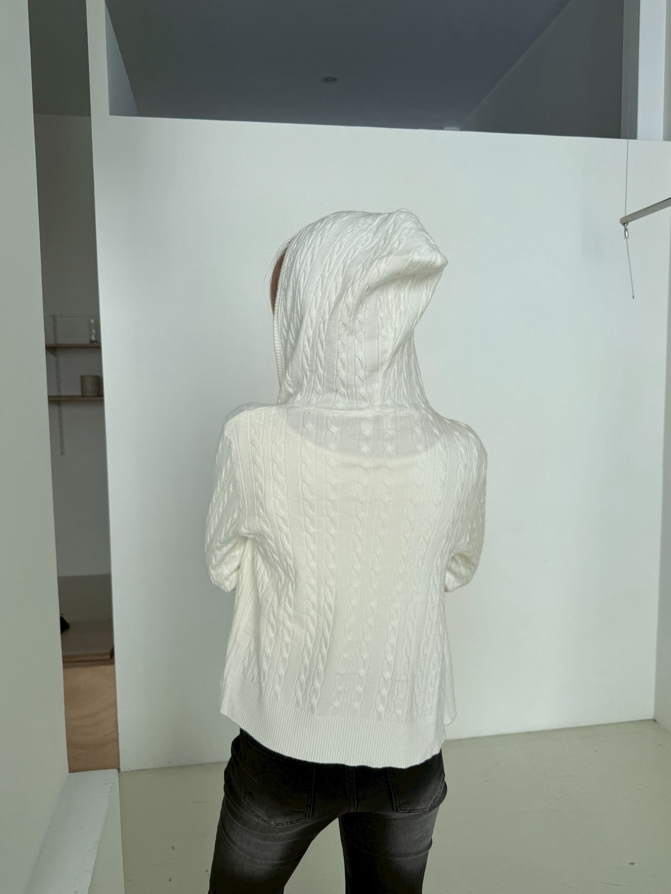 CO1 803334 麻花針織短版外套:圖片 15