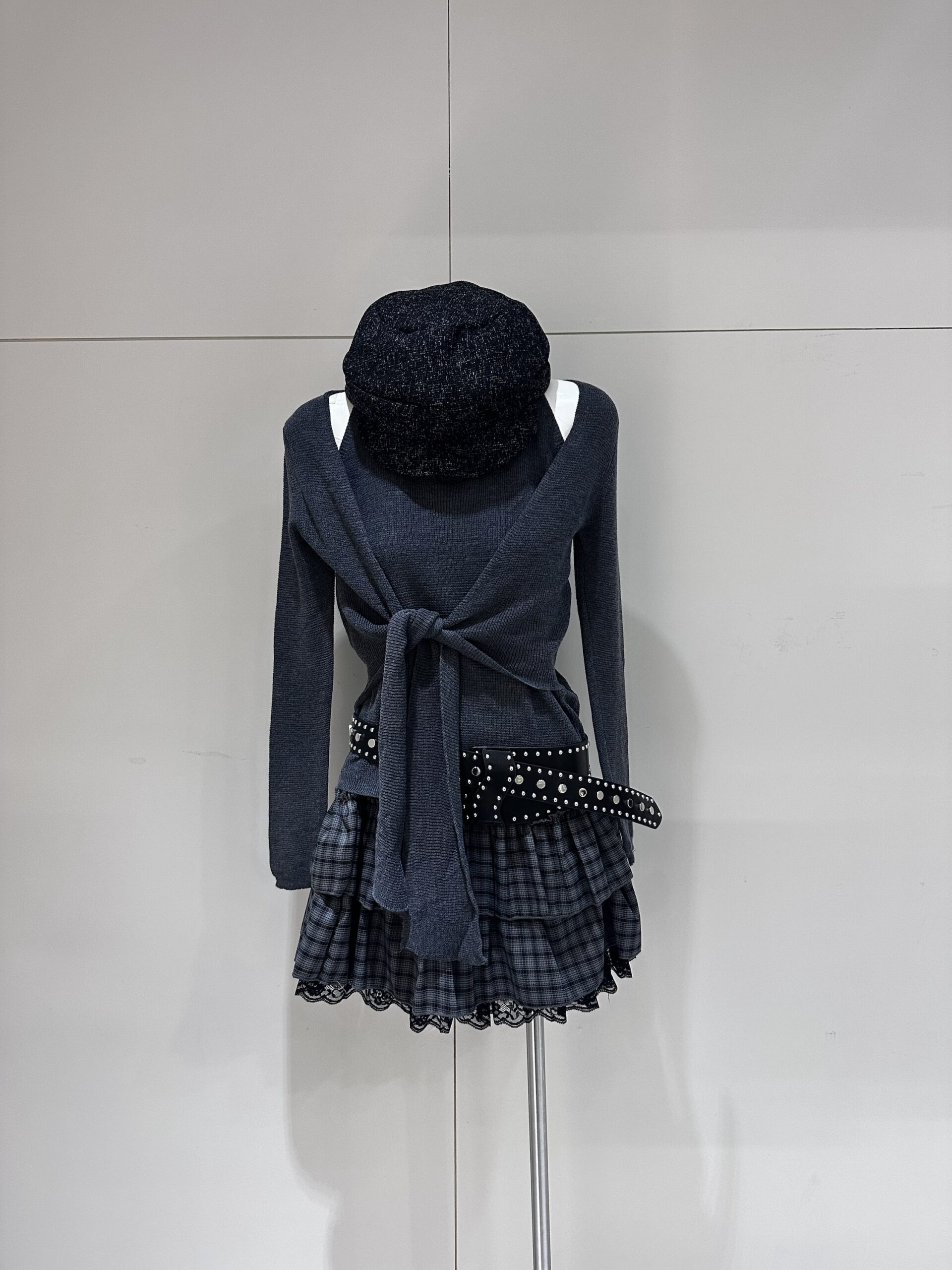 CO2 C213針織掛脖綁帶上衣:圖片 5