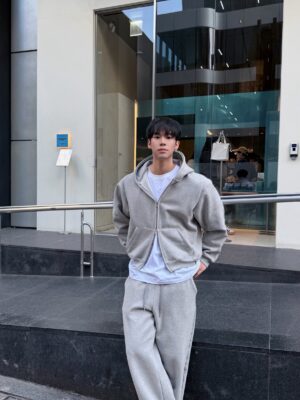 ［🇰🇷正韓］KN05重磅修身灰棉套裝