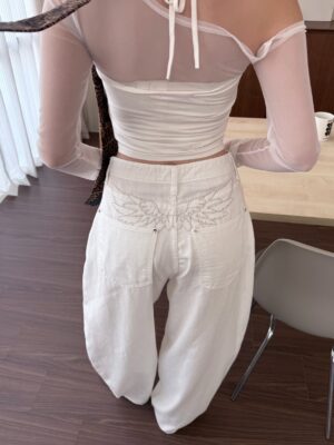 ［🇰🇷正韓］KN07天使之翼彎刀褲