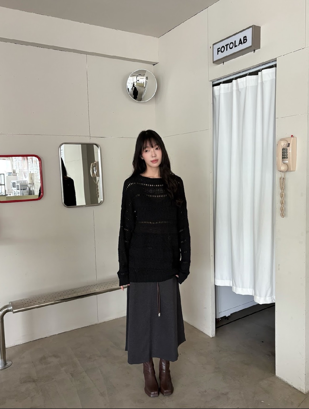 CN2 80136不規則交錯針織上衣(附帽子):圖片 9