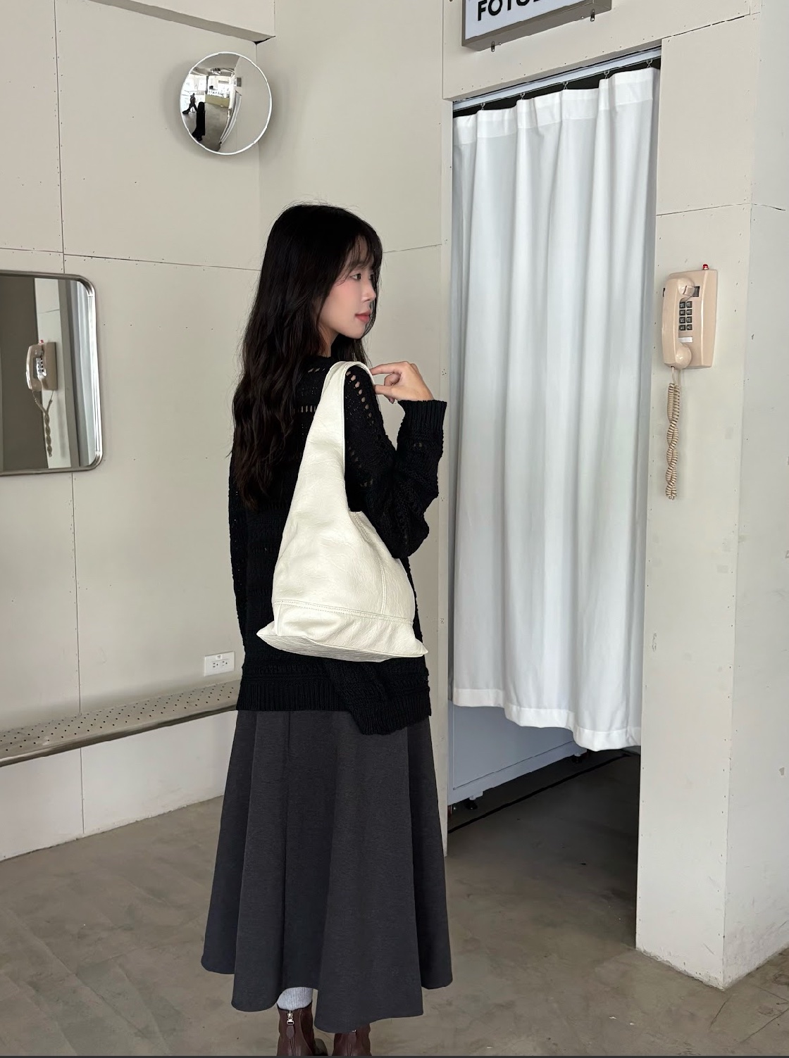 CN2 80136不規則交錯針織上衣(附帽子):圖片 10