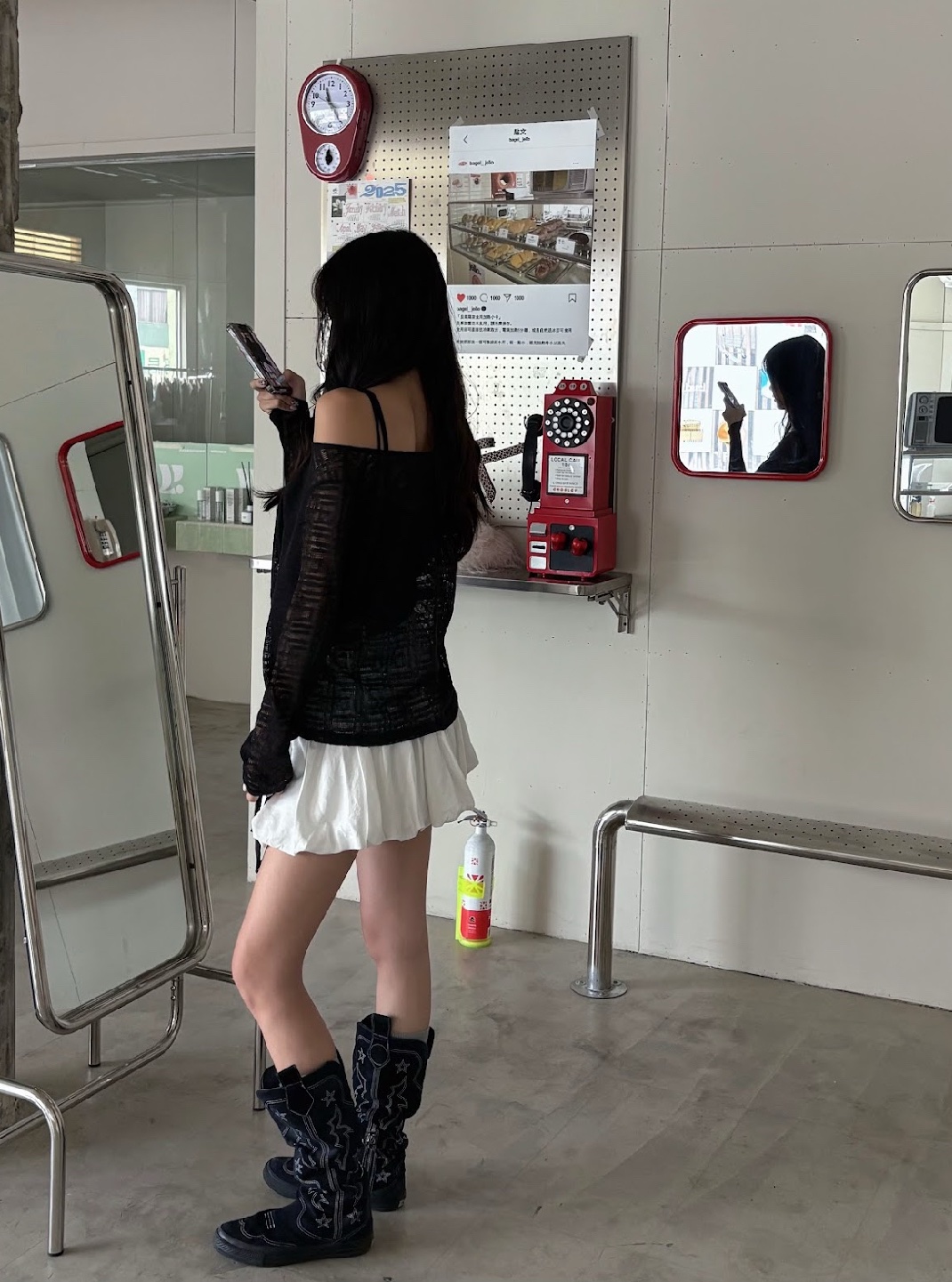 CN2 926絨感花苞裙(附皮帶):圖片 10