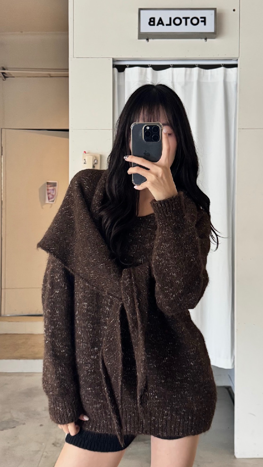 CN2 H03聖誕樹色系大毛衣(附圍巾):圖片 2