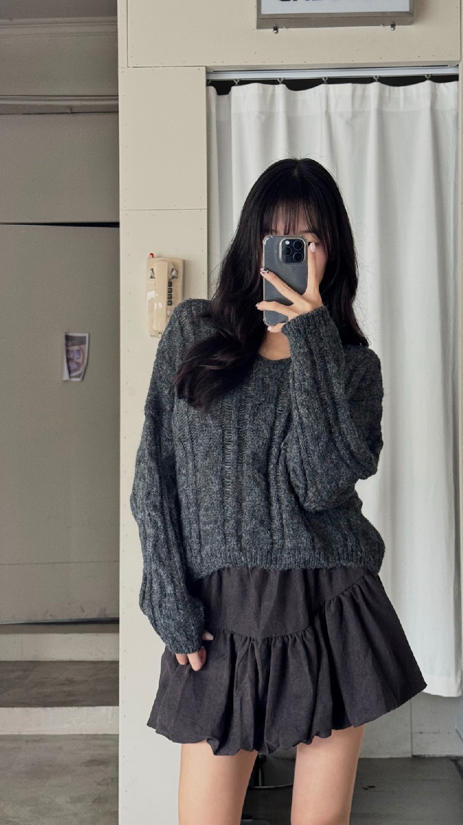 CN2 9116v 麻花編織V領毛衣:圖片 4