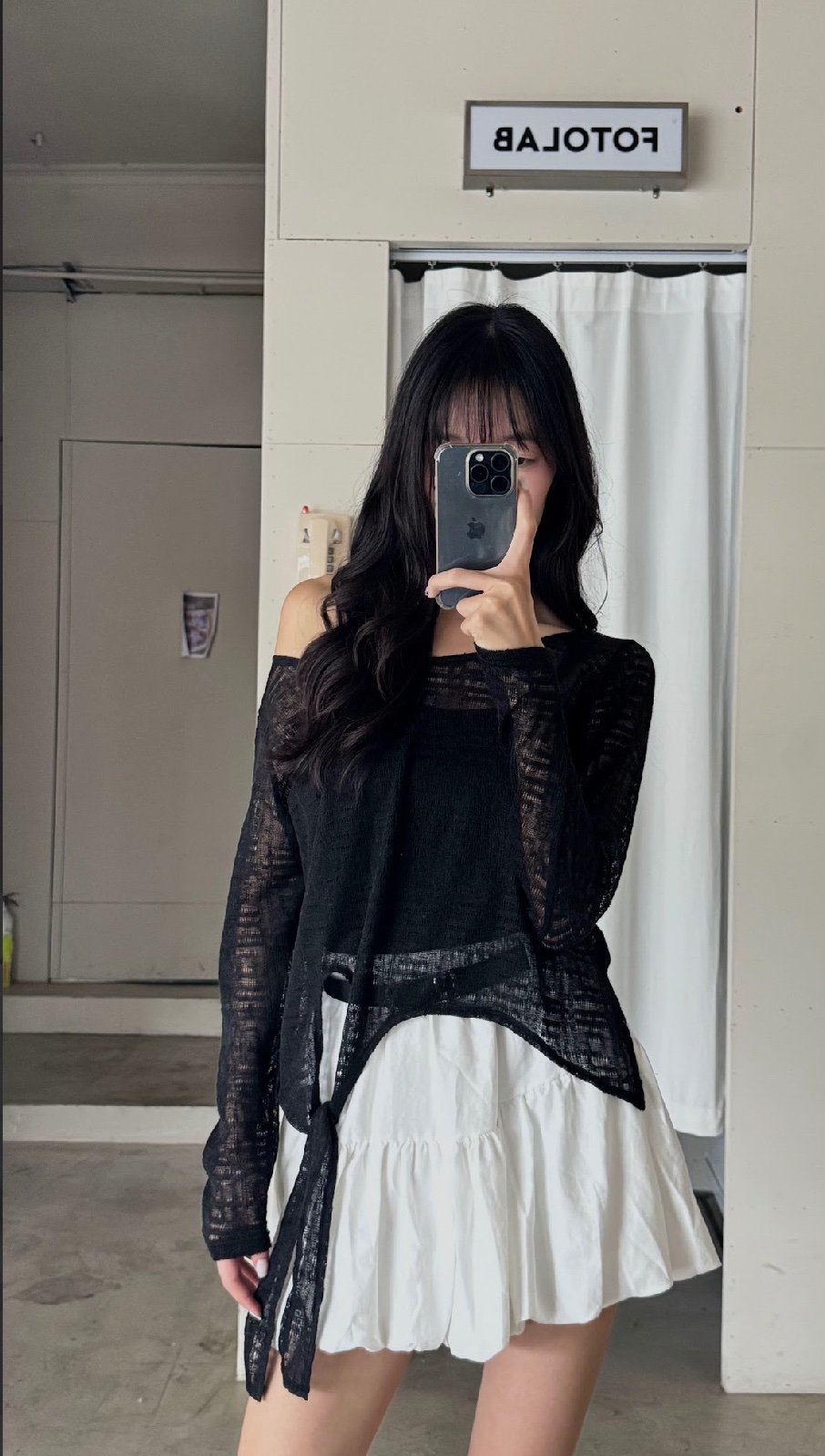 CN2 890圓領慵懶風兩件式薄長袖:圖片 3