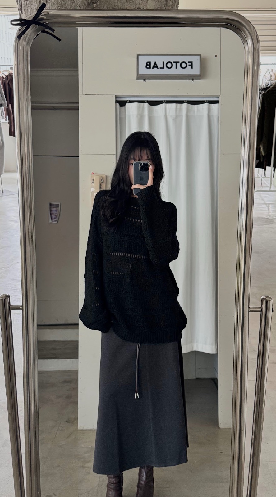 CN2 80136不規則交錯針織上衣(附帽子):圖片 15