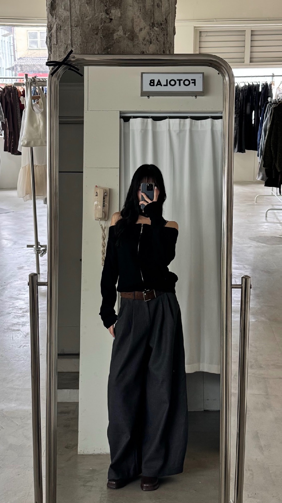 CN2 25936 闊腿厚磅西裝褲(附皮帶):圖片 11