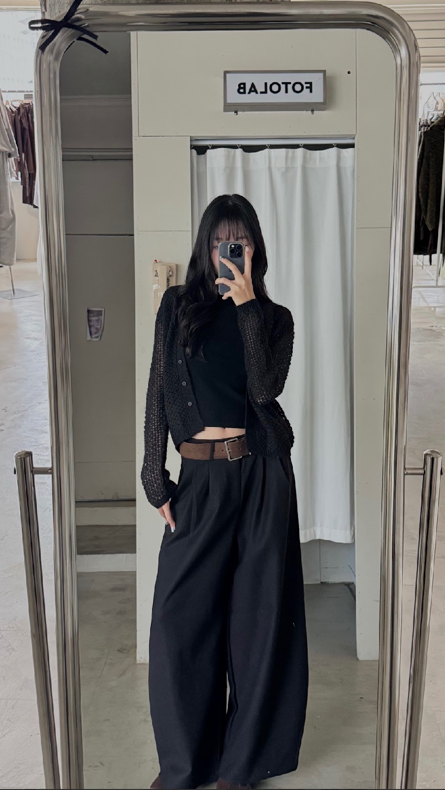 CN2 25936 闊腿厚磅西裝褲(附皮帶):圖片 3