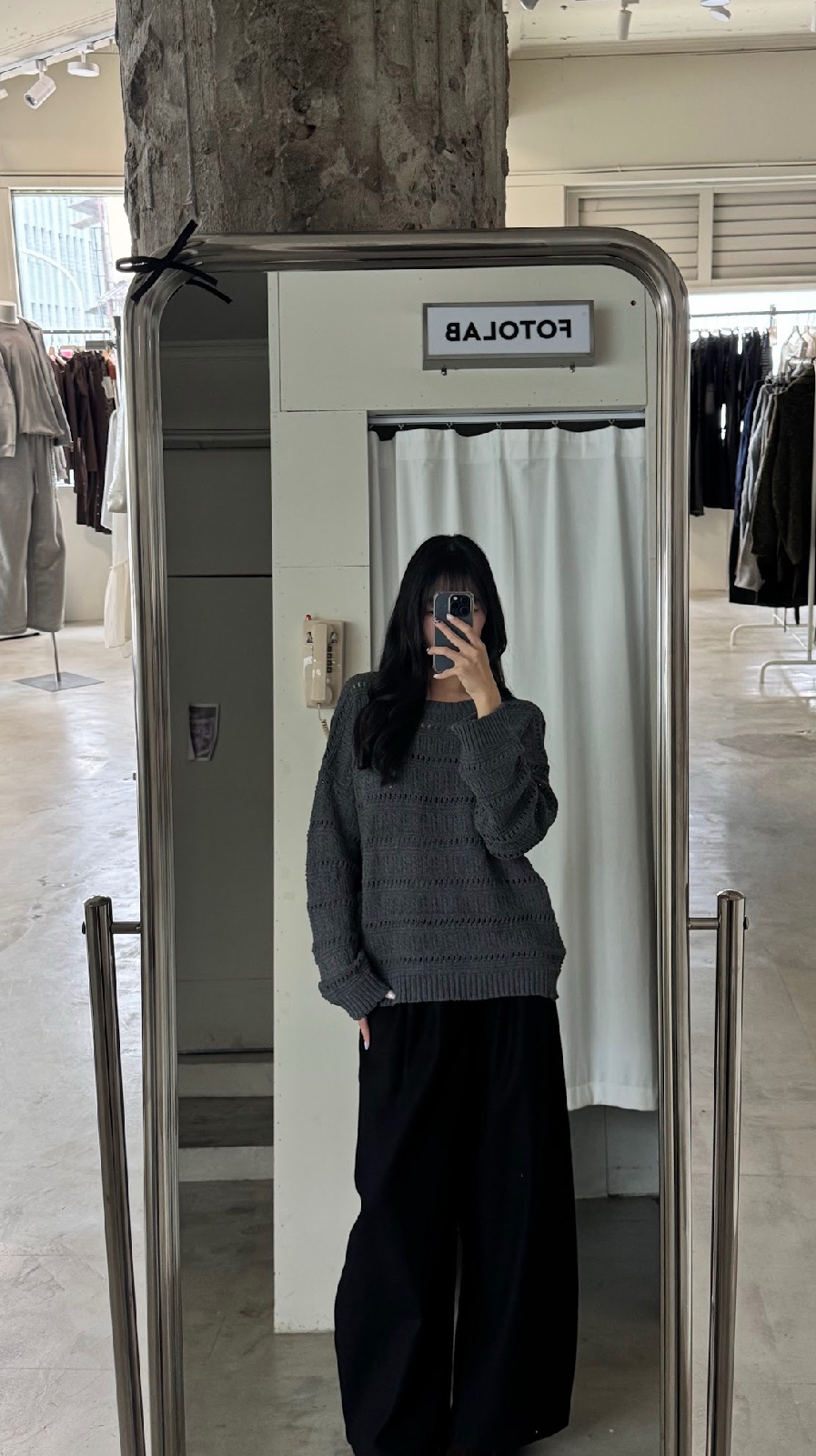 CN2 80136不規則交錯針織上衣(附帽子):圖片 4