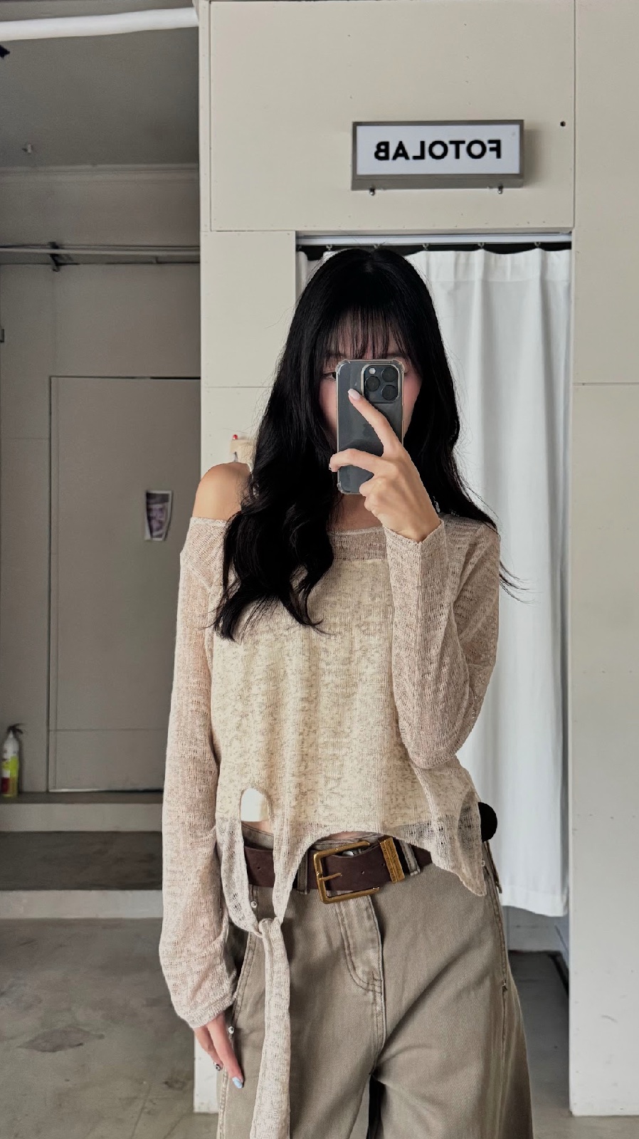 CN2 890圓領慵懶風兩件式薄長袖:圖片 11