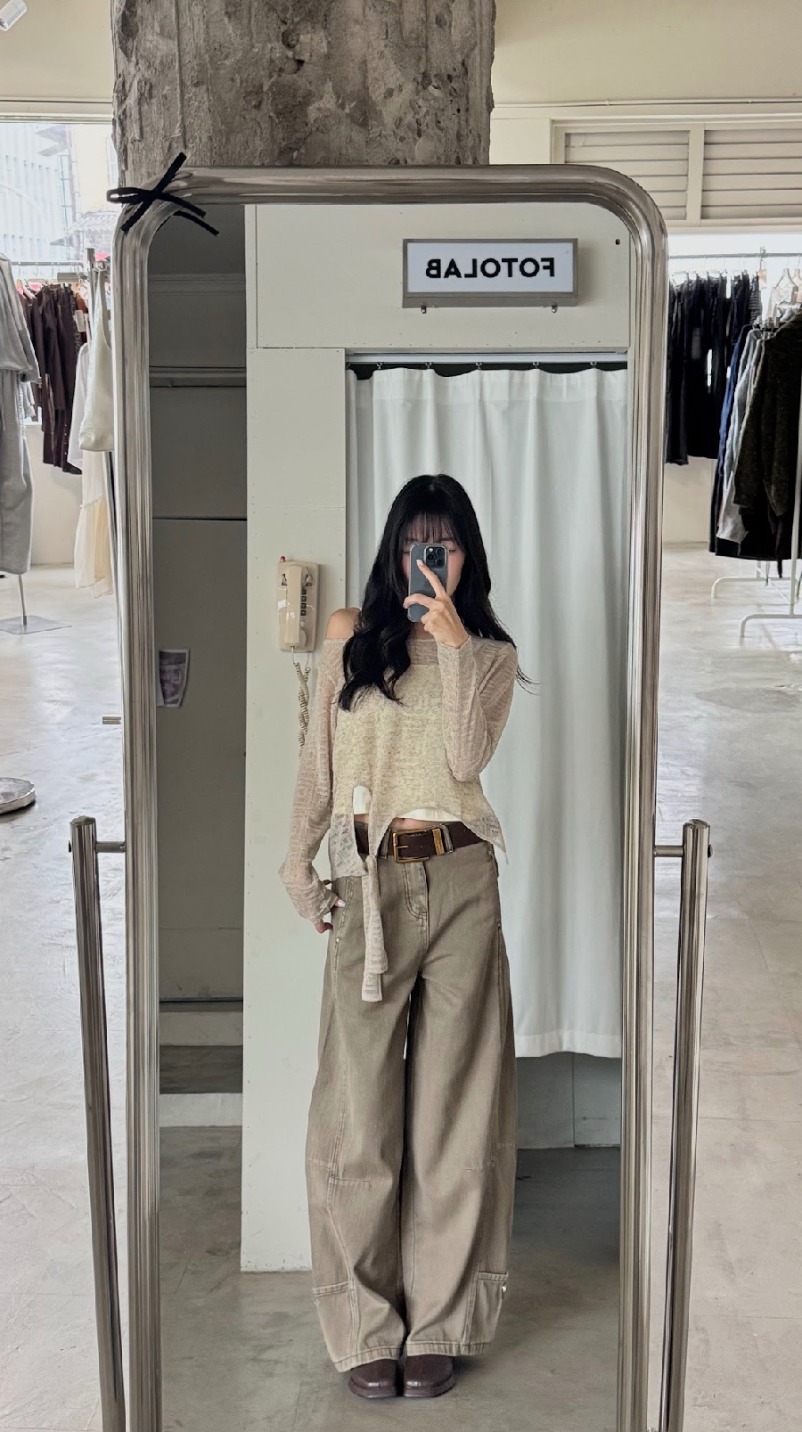 CN2 890圓領慵懶風兩件式薄長袖:圖片 12