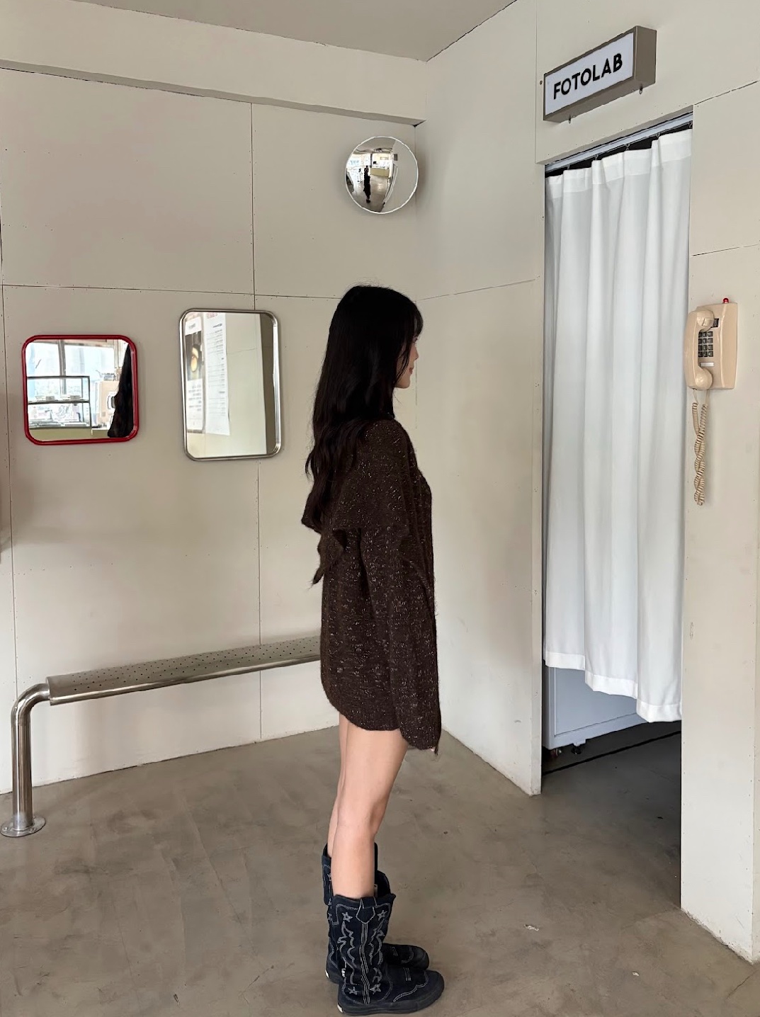 CN2 H03聖誕樹色系大毛衣(附圍巾):圖片 9