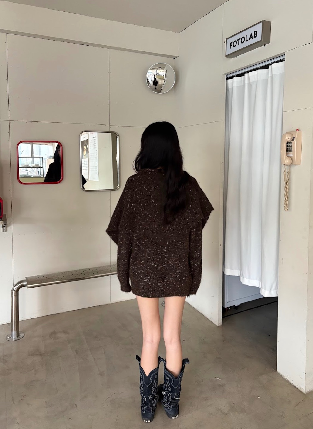 CN2 H03聖誕樹色系大毛衣(附圍巾):圖片 8