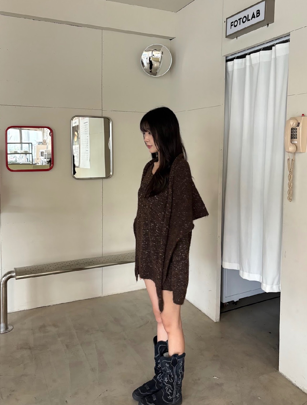 CN2 H03聖誕樹色系大毛衣(附圍巾):圖片 7