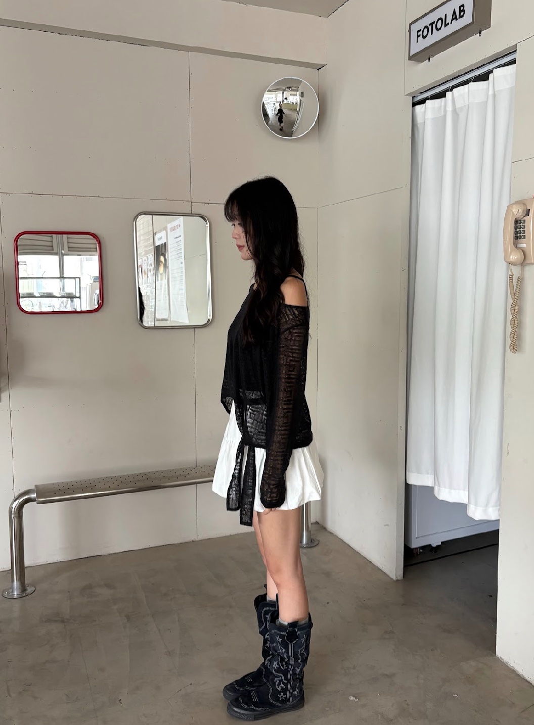 CN2 890圓領慵懶風兩件式薄長袖:圖片 5