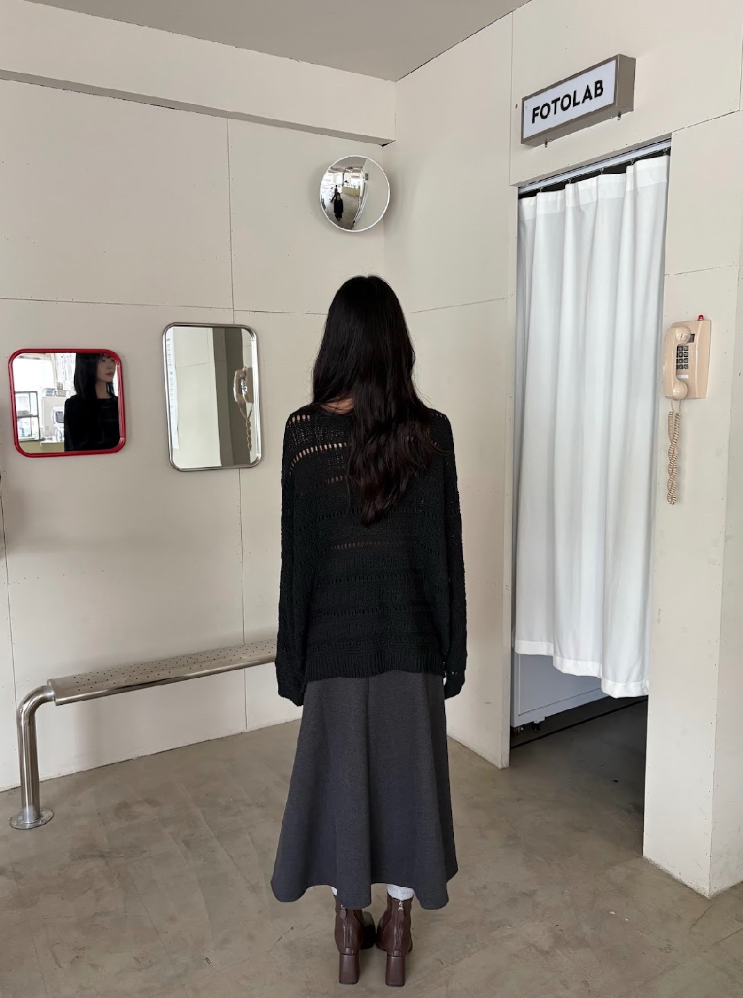 CN2 80136不規則交錯針織上衣(附帽子):圖片 12