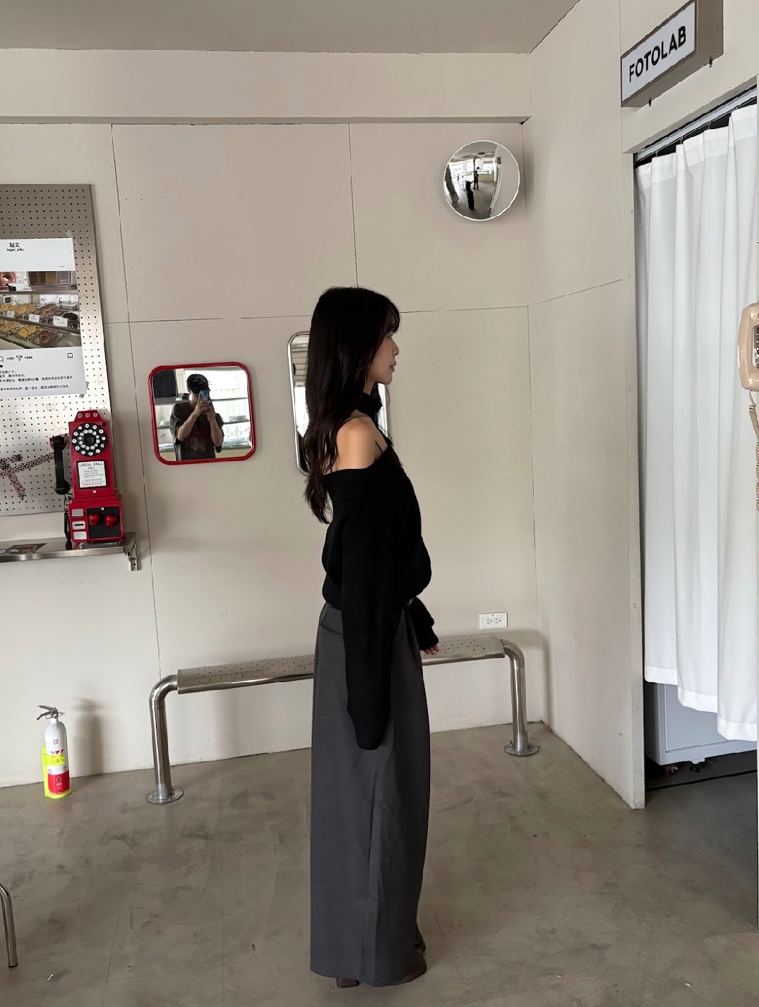 CN2 cx1188一字領雙拉鏈針織衣(附圍脖):圖片 7