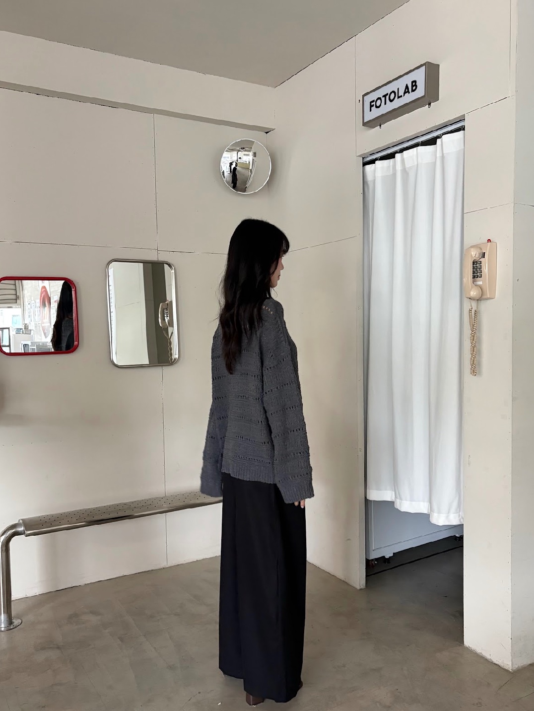 CN2 80136不規則交錯針織上衣(附帽子):圖片 6