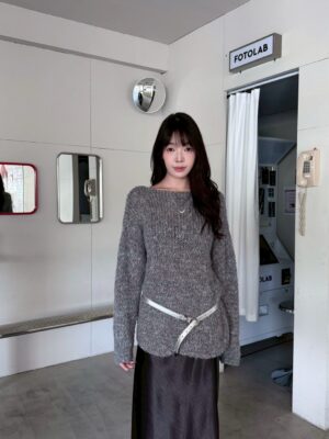 CN1 3850混色粗針織毛衣