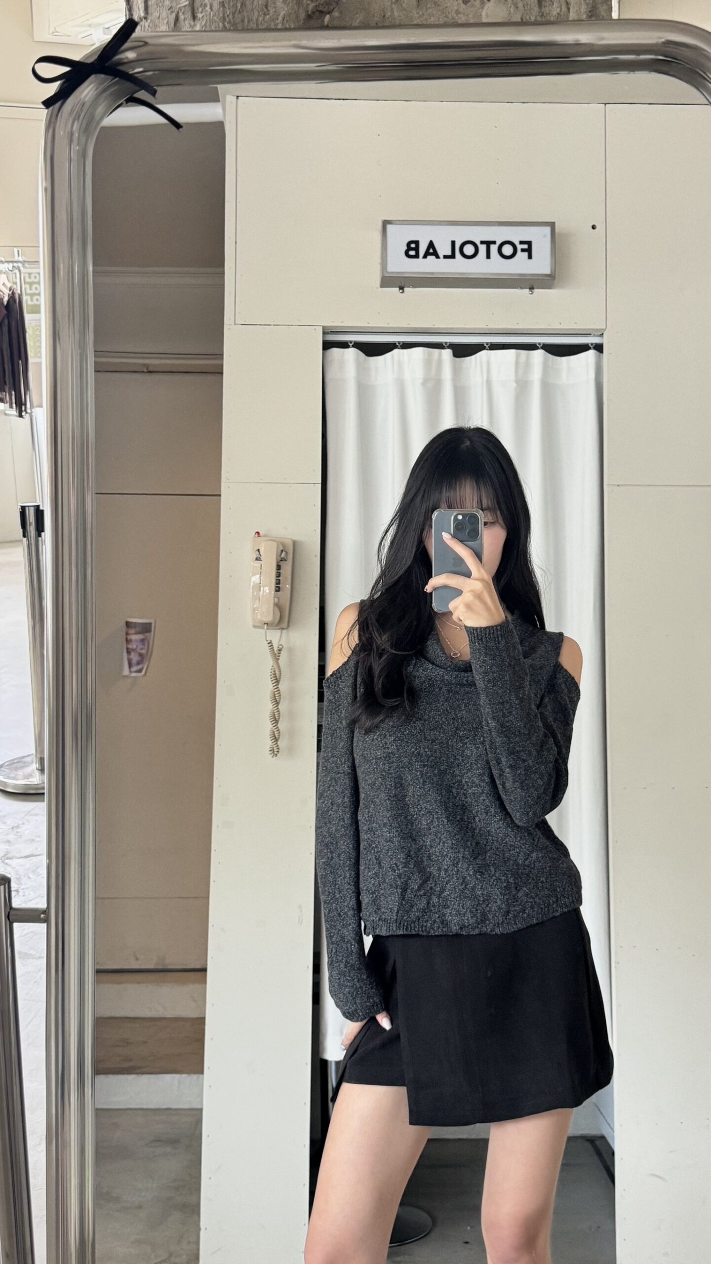 CD1 7591毛呢開衩短褲裙:圖片 9