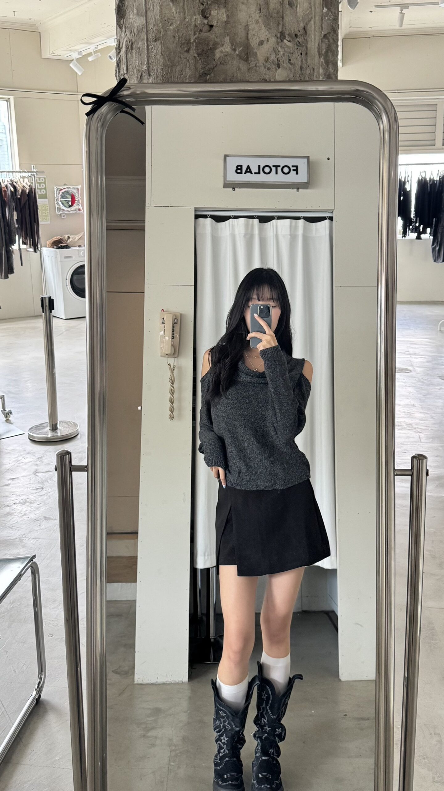 CD1 7591毛呢開衩短褲裙:圖片 10