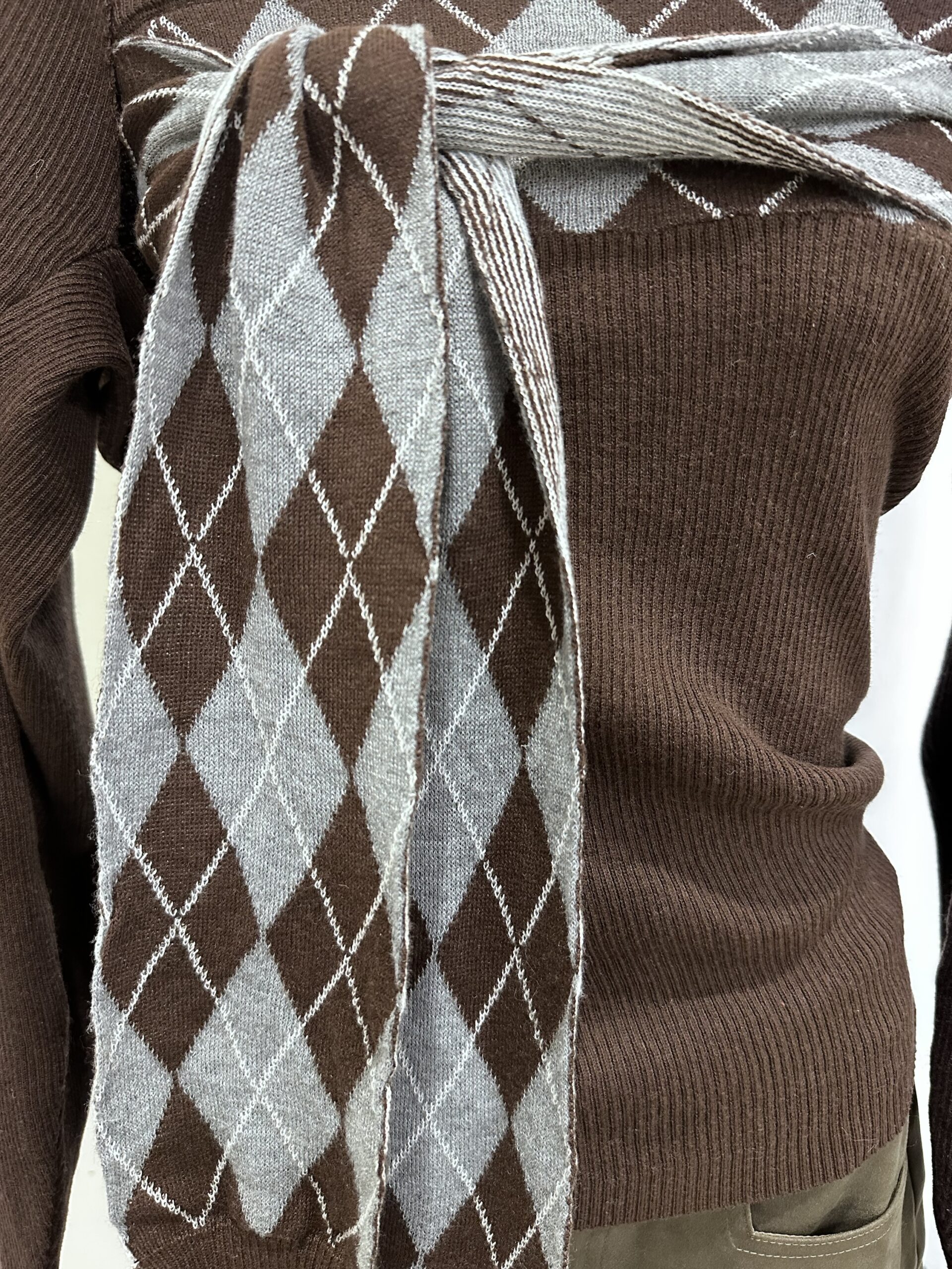 CD2 平口格紋綁帶兩件套:圖片 6