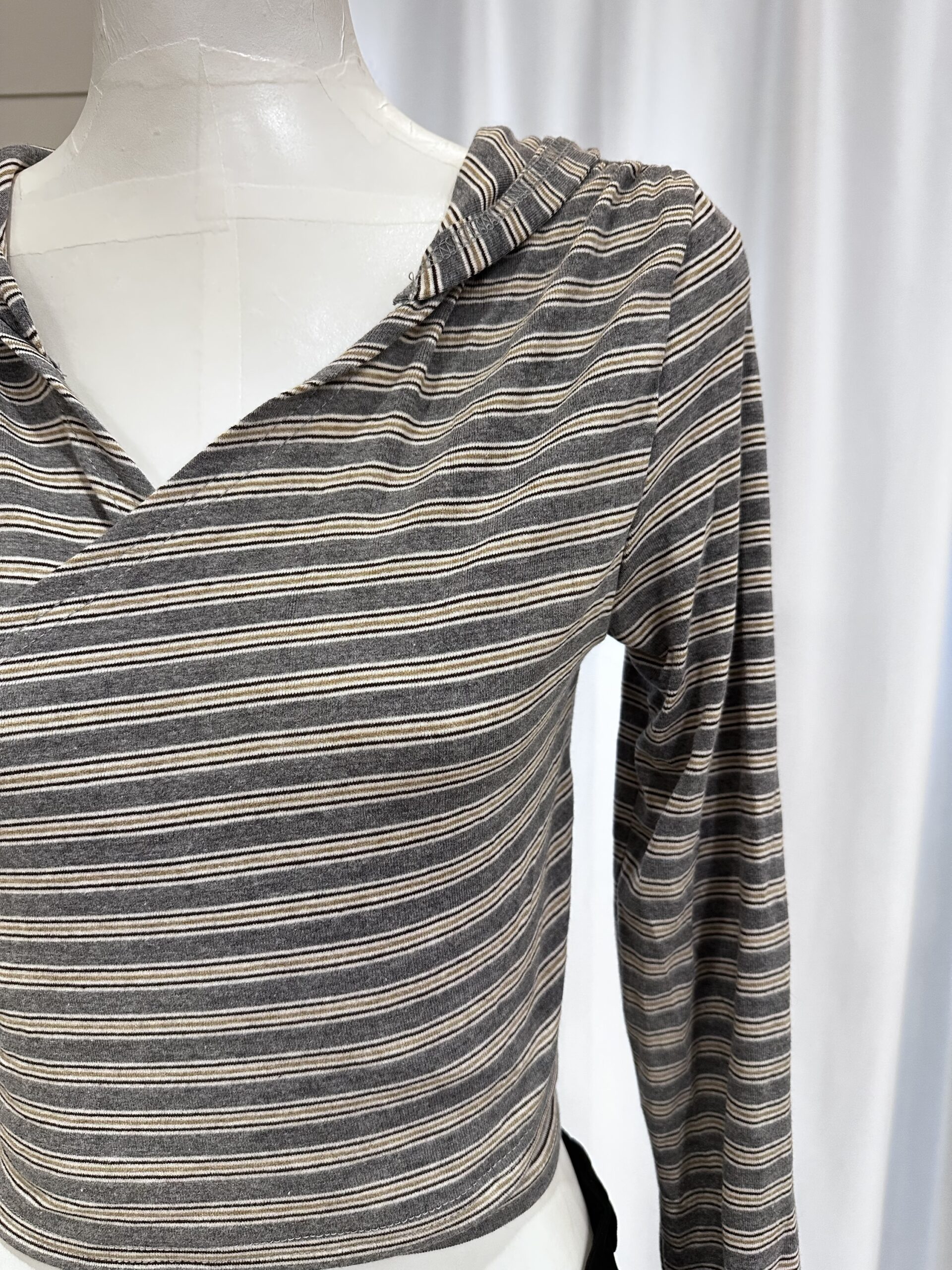 CD2撞色條紋小外套:圖片 6