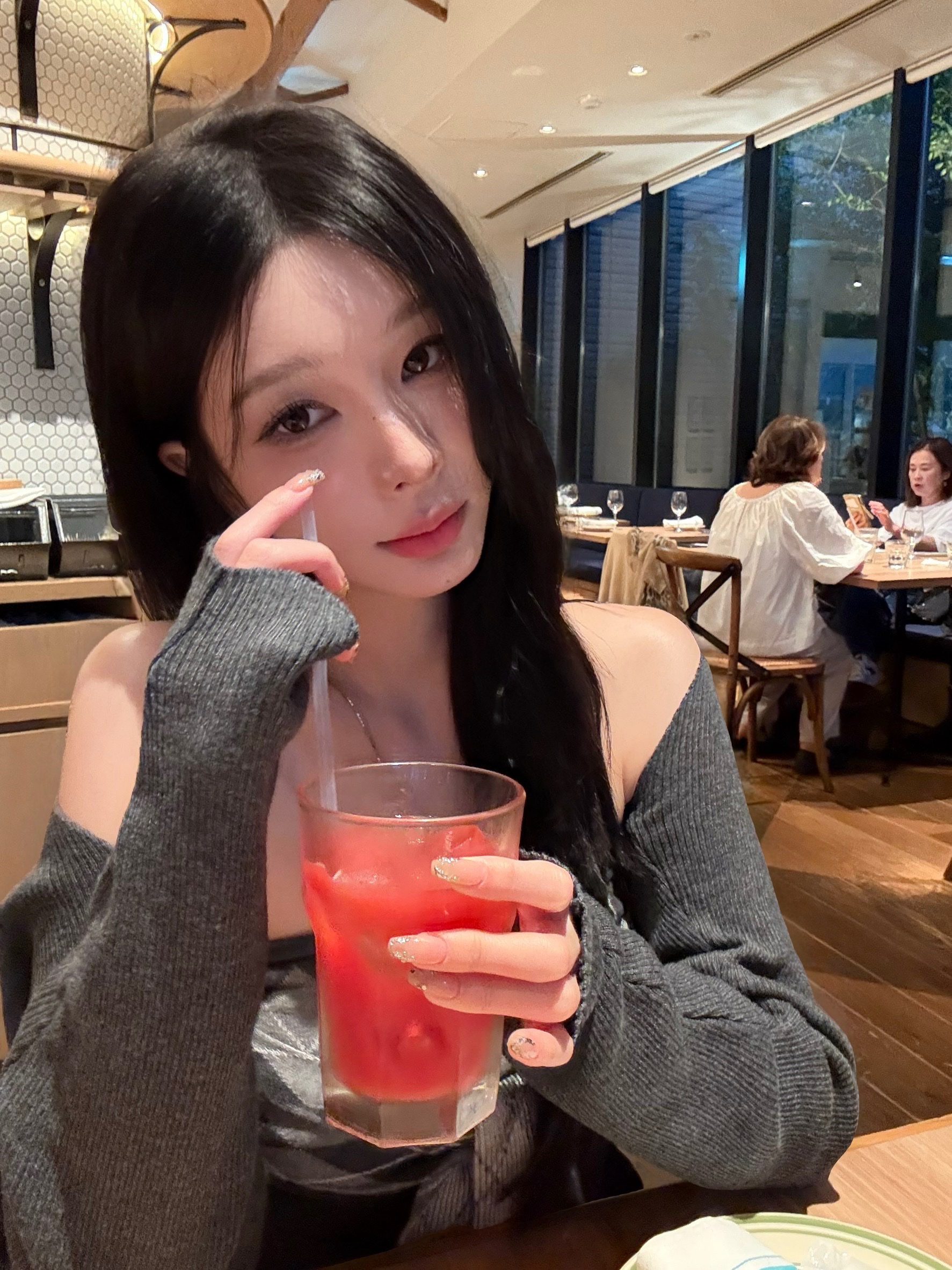 CD2 平口格紋綁帶兩件套:圖片 2