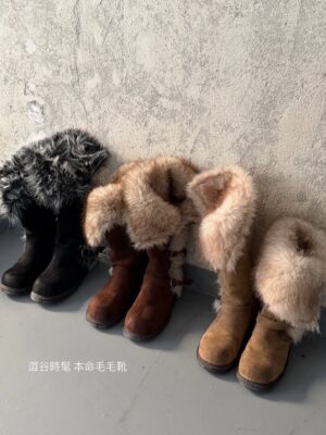 CJ1 澀谷時髦 毛靴（可調長度）