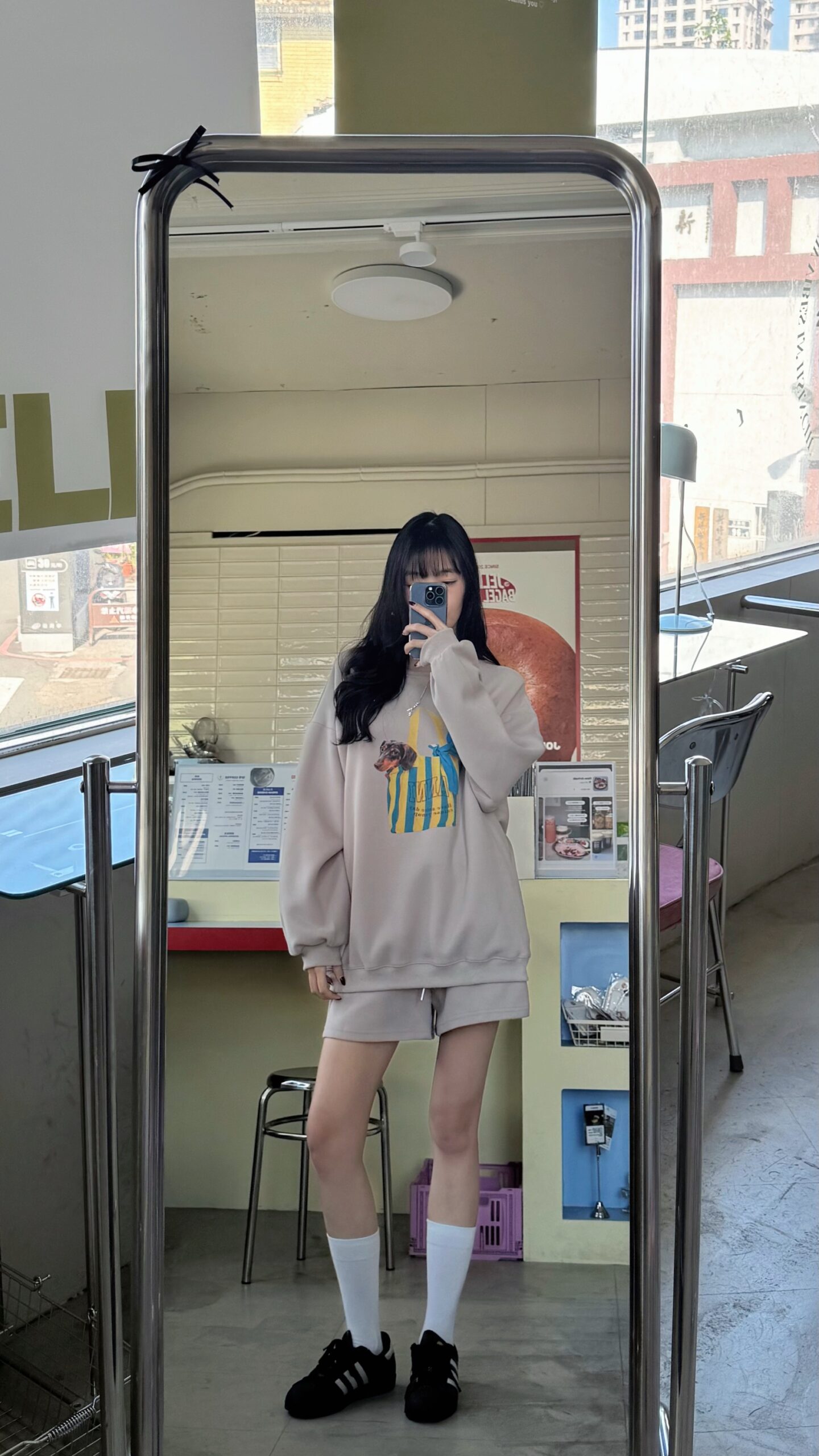 CJ2 8619提袋狗狗圓領上衣:圖片 3