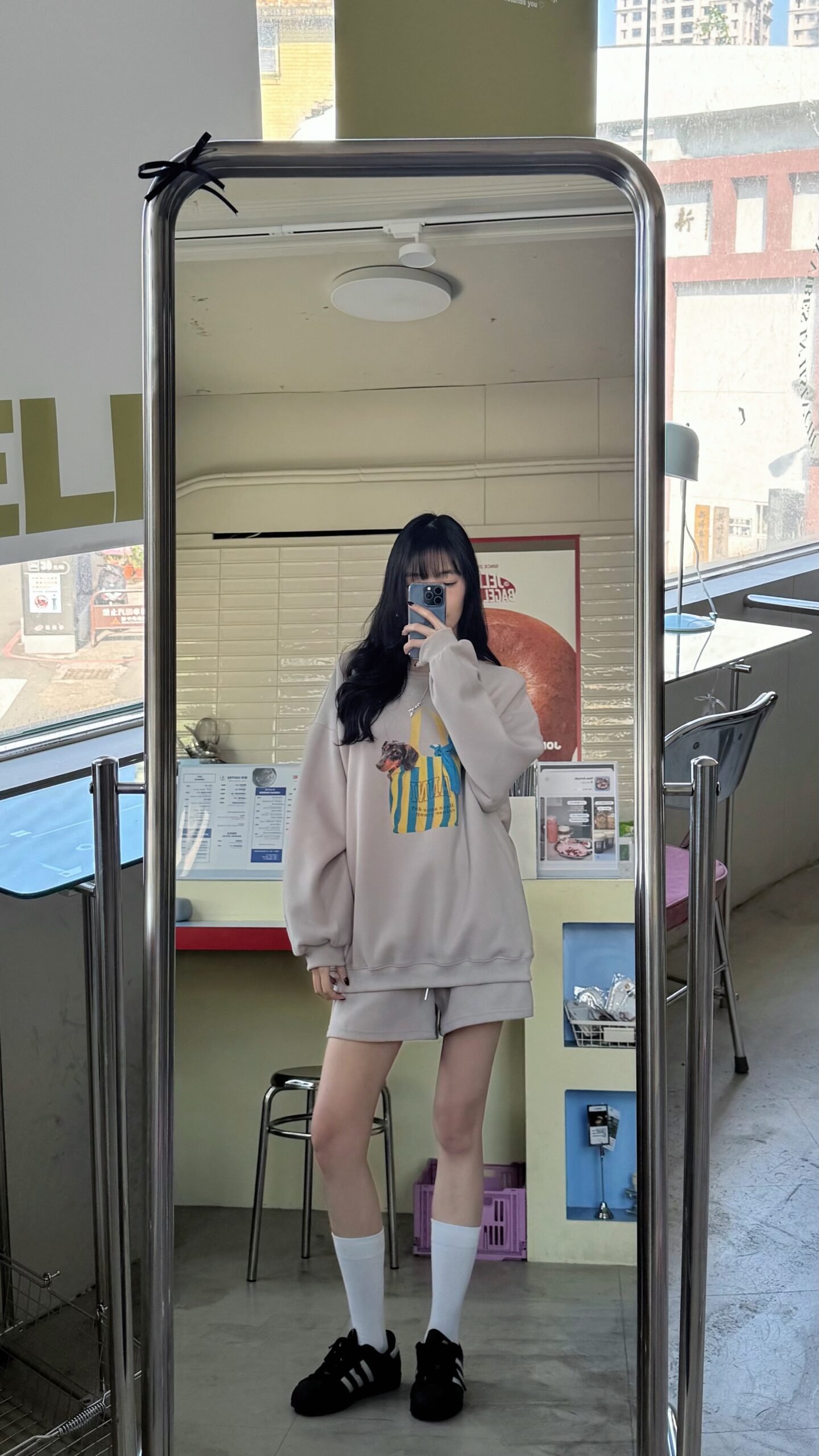 CJ2 8619提袋狗狗圓領上衣:圖片 4