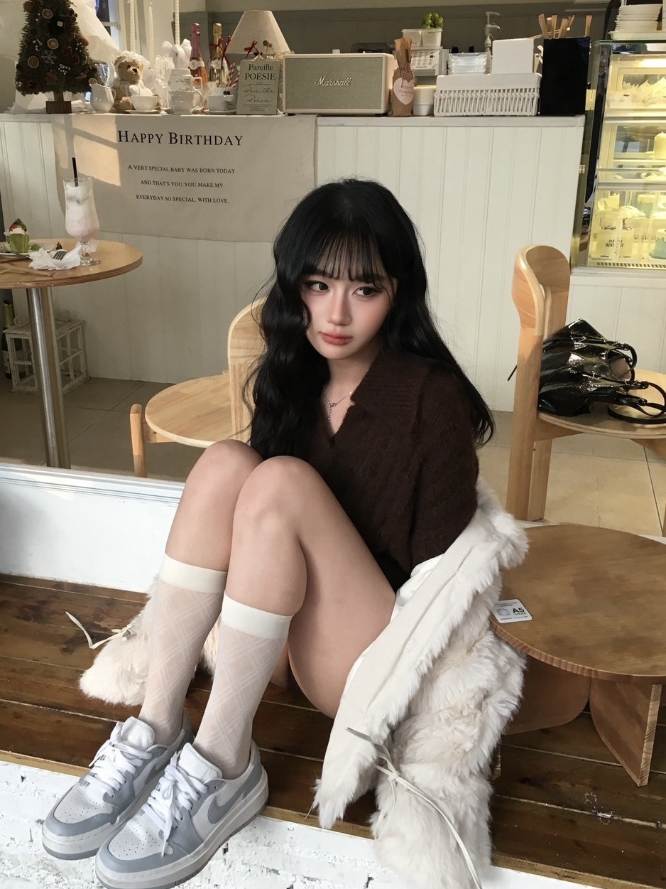 CJ1 5039粗直坑條翻領慵懶套裝:圖片 4