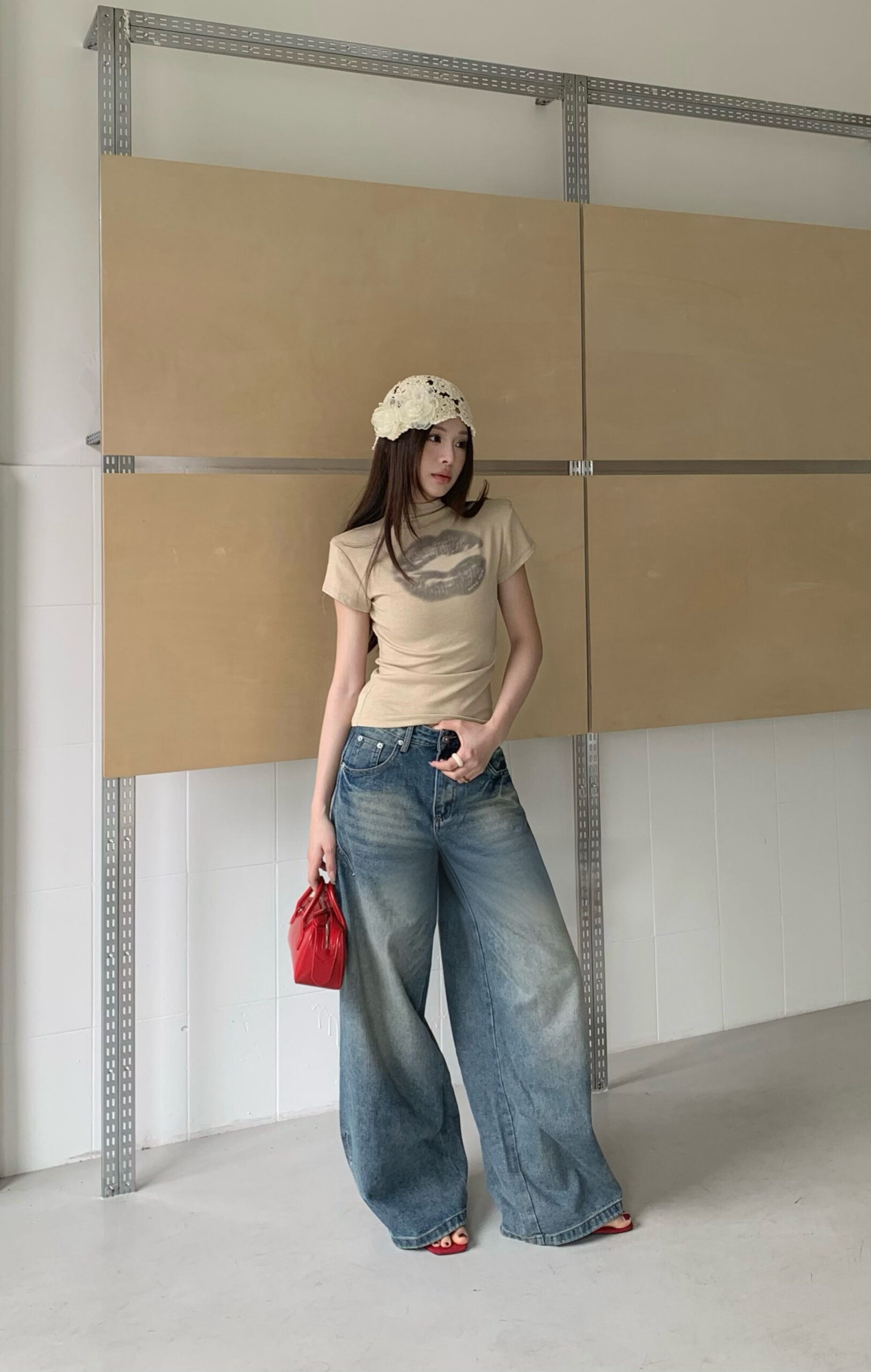 CM04 1465 Sexy Lip小立領上衣:圖片 3