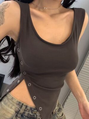 CM04 2329 不規則五爪扣Bra Top