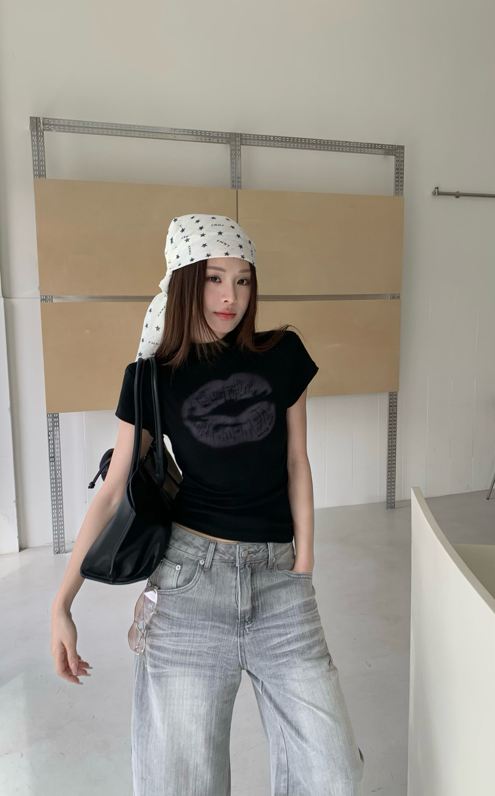 CM04 1465 Sexy Lip小立領上衣