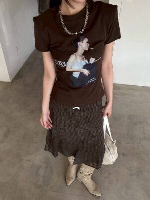 CA1 26Q095 Bow Dots Mermaid 半身裙