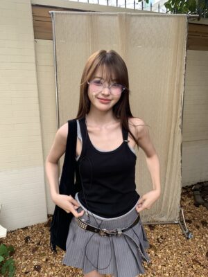CＭ04 55140 Layered Cami 假兩件吊帶背心